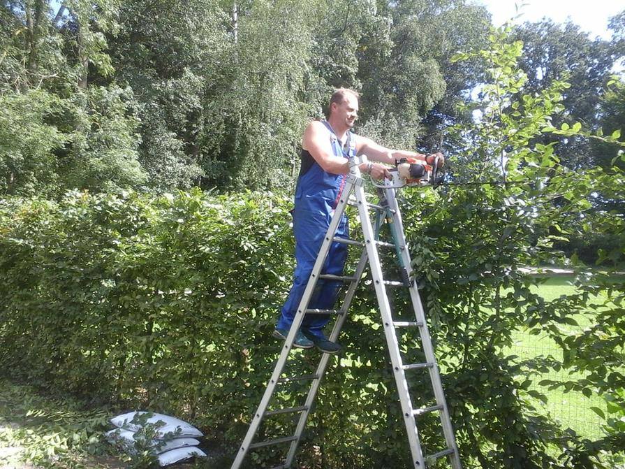 Tuinwerken Peter Haesevoets Bloemenweide heesters gazon Bilzen-Hoeselt Tuinaanleg klinkerwerken scheren klinkers boordstenen maaien gazon 